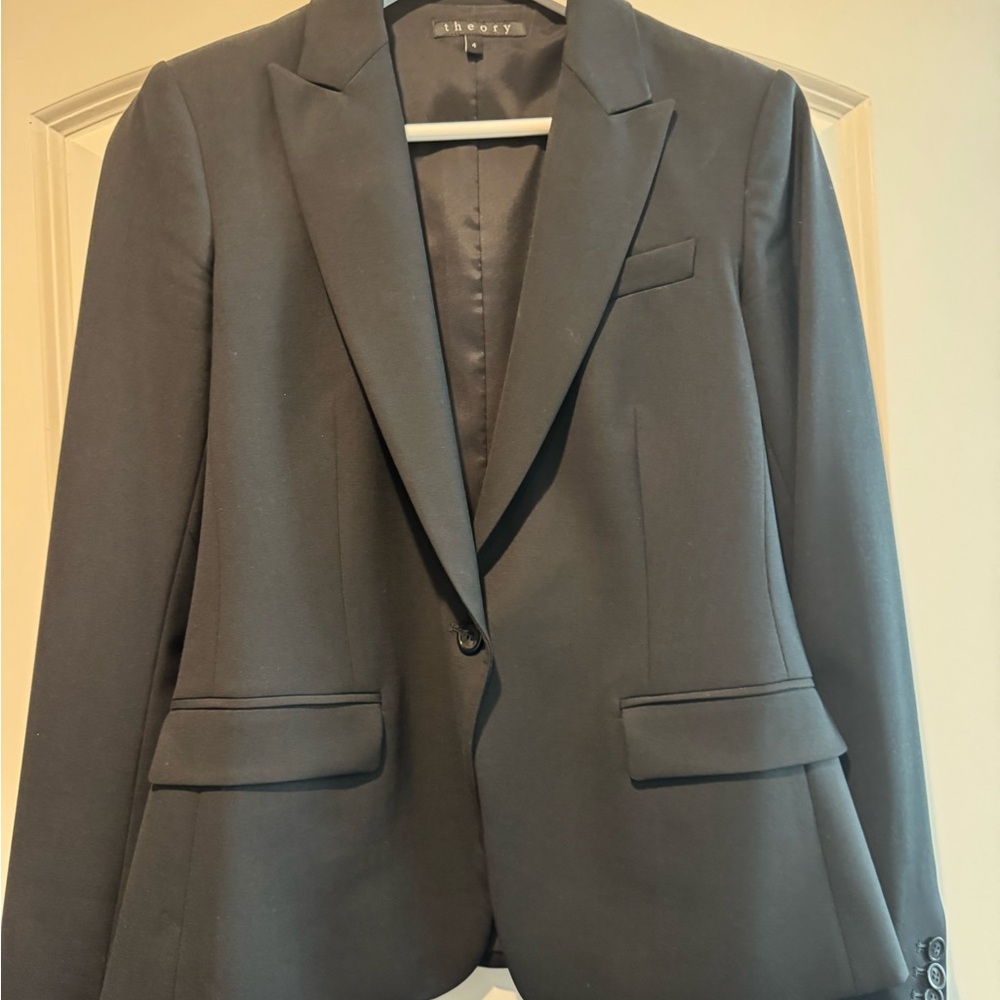 Theory Black Suit Jacket for Woman